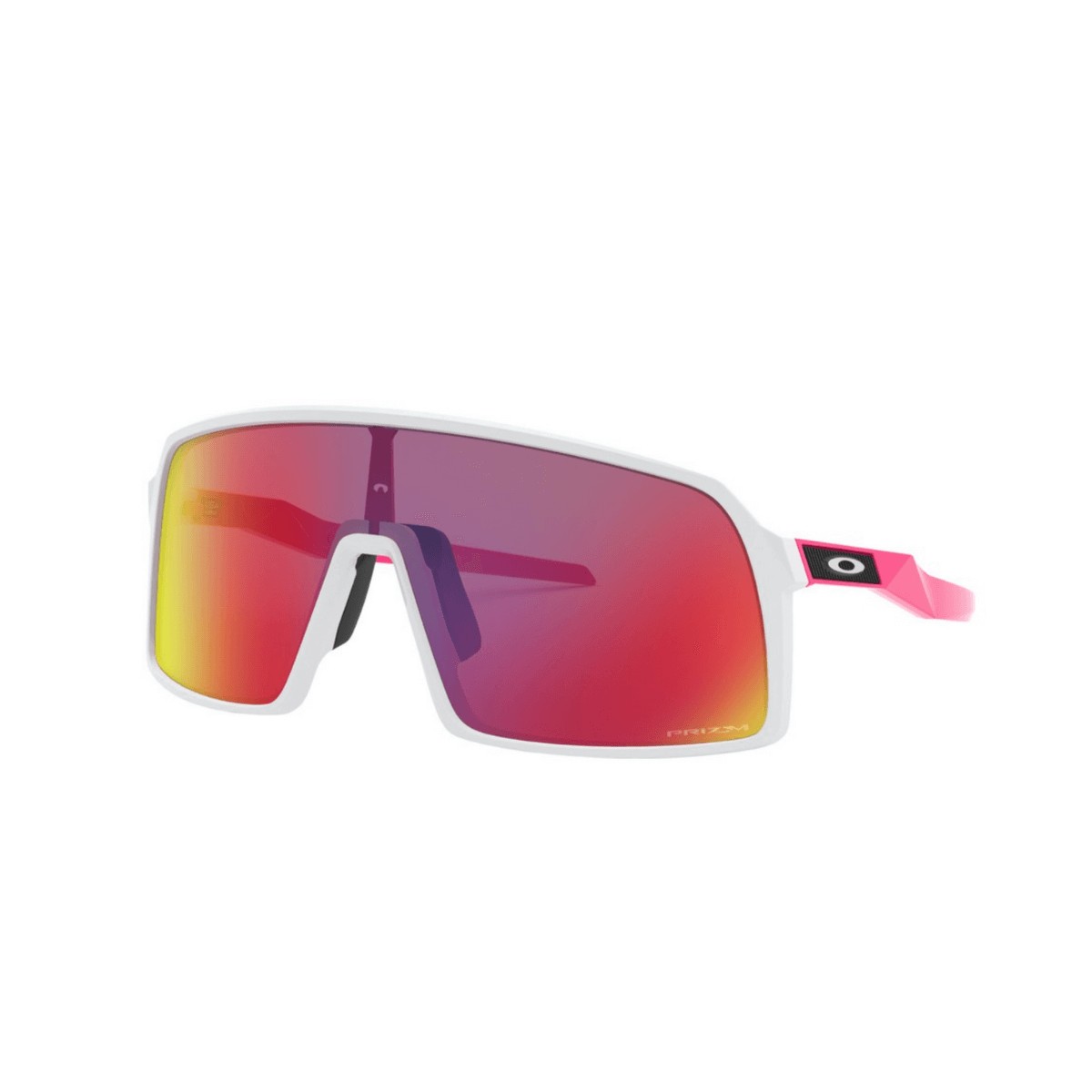 Oakley Sutro Prizm Straßenbrille Weiß Pink
