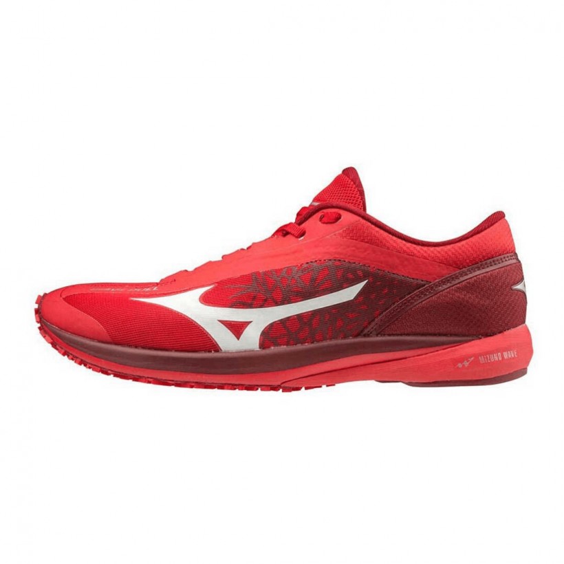 mizuno running mens red