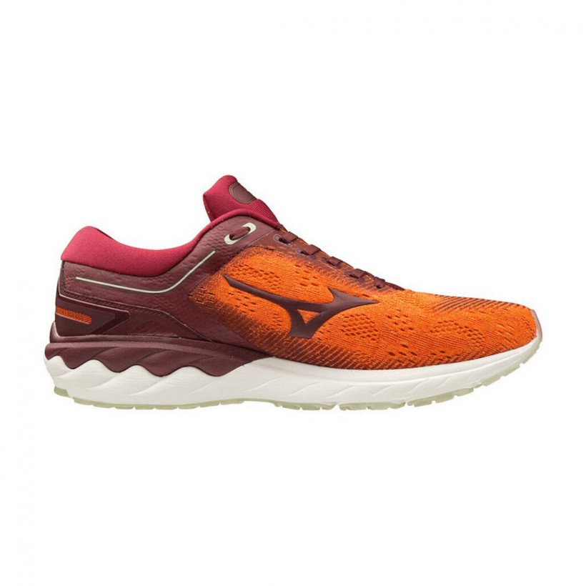 Sapatos Mizuno Wave Skyrise Vermelho Laranja