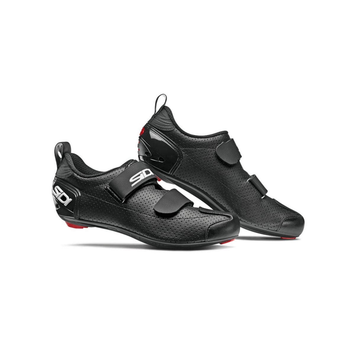 Sidi T5 Air Carbon Schwarz Weiß Triathlon Schuhe, Größe 47 - EUR