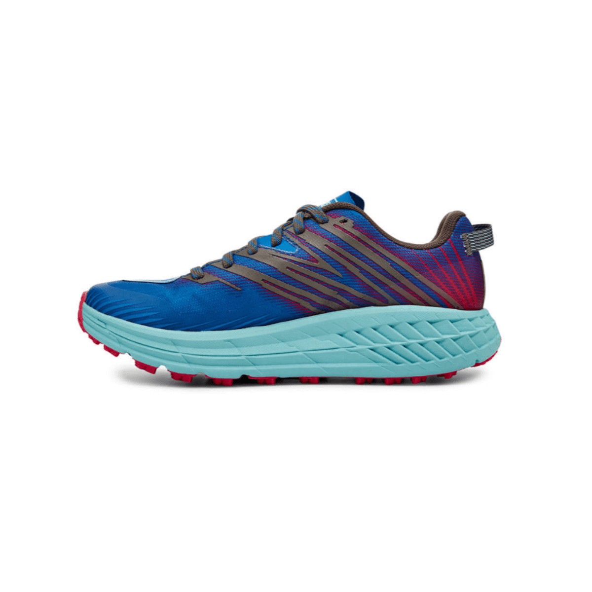 Hoka One One Speedgoat 4 Blue Red Turquoise PV20 Women's Shoes