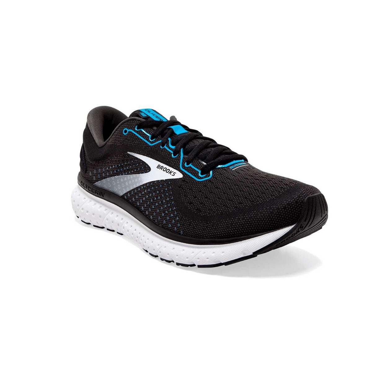 Brooks Glycerin 18 Black Blue AW20 Men's Shoes