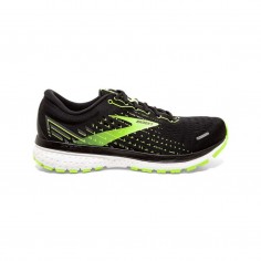 Brooks Ghost 13 Black Yellow Running Shoes