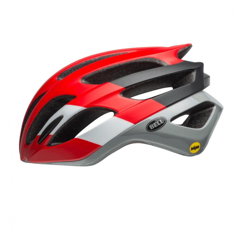 Bell Falcon MIPS Helmet Red Black Gray