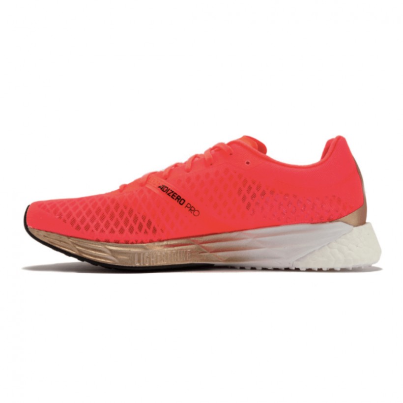 Rose gold adidas running shoes on sale