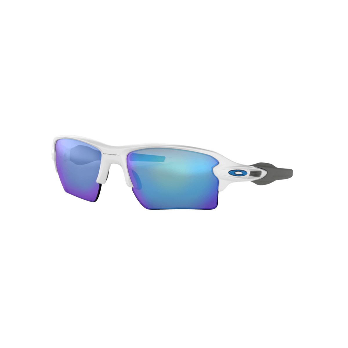 Oakley Flak 2.0 XL mattweiße Saphir-Iridium-Brille