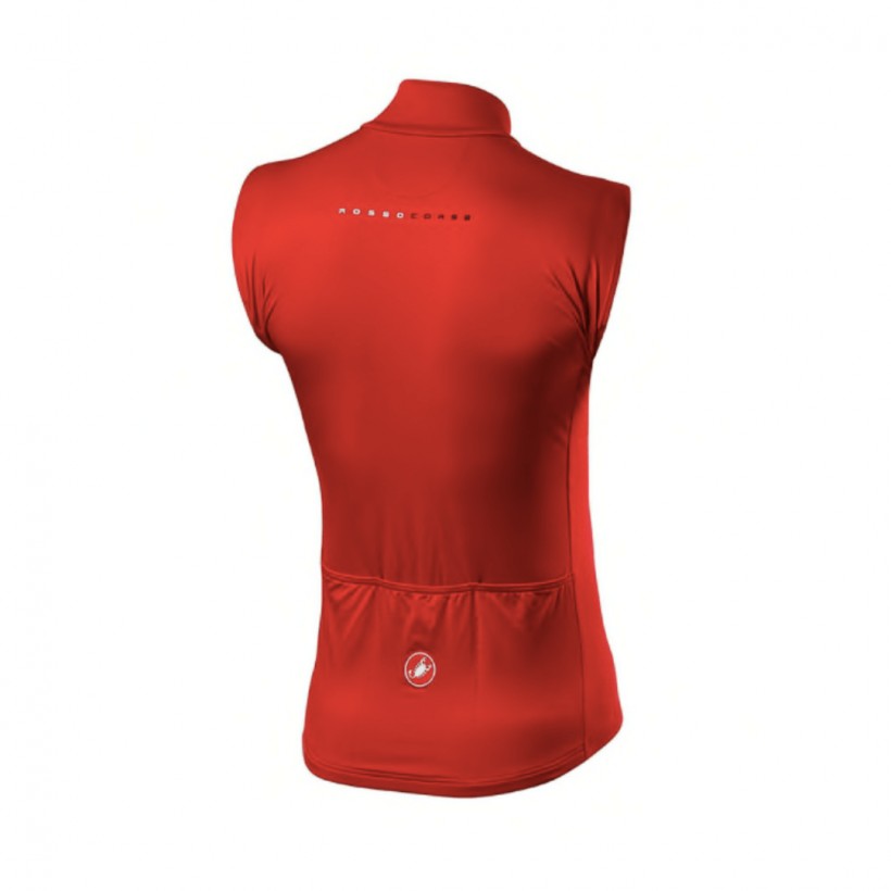 Colete masculino Castelli Pro Thermal Mid Red