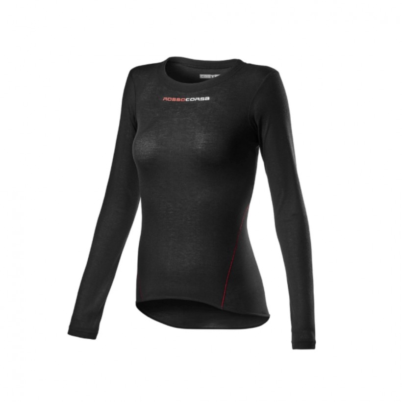 Castelli Prosecco Tech Schwarzes Frauent-shirt