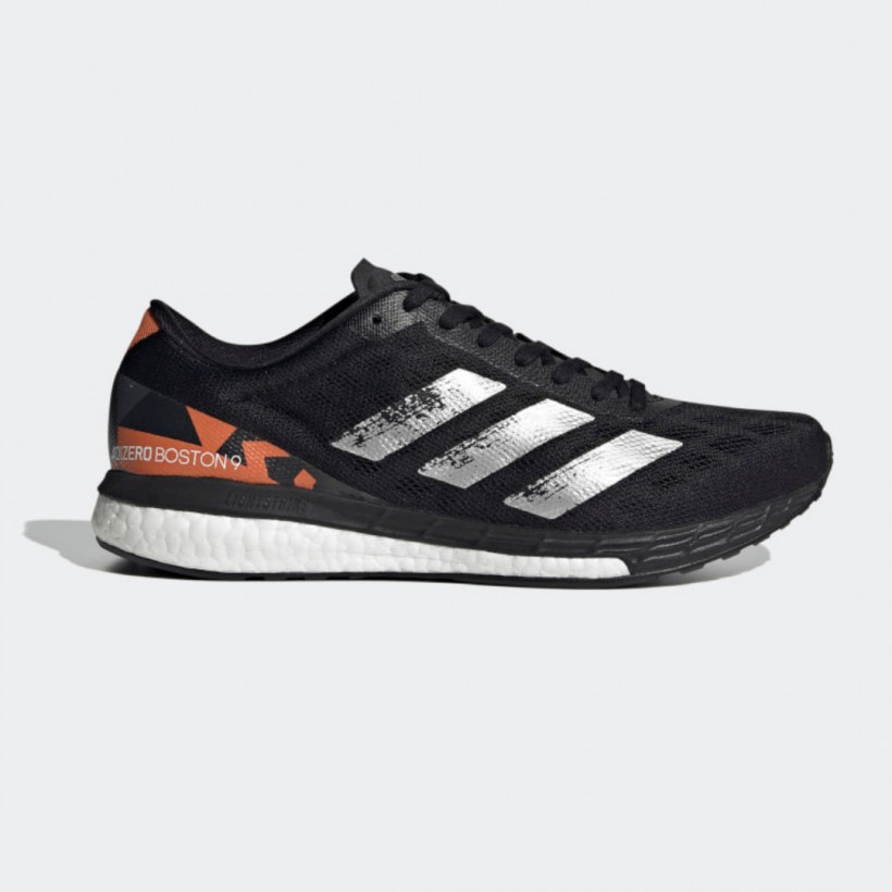 Adidas Adizero Boston 9 Running Shoes Black Silver AW20