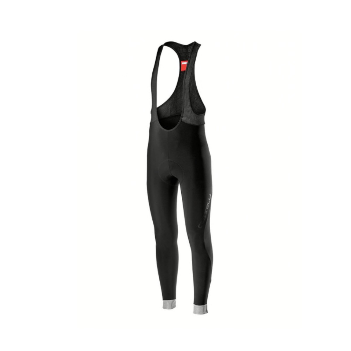 Castelli Tutto Nano Lange schwarze Trägerhose, Größe M