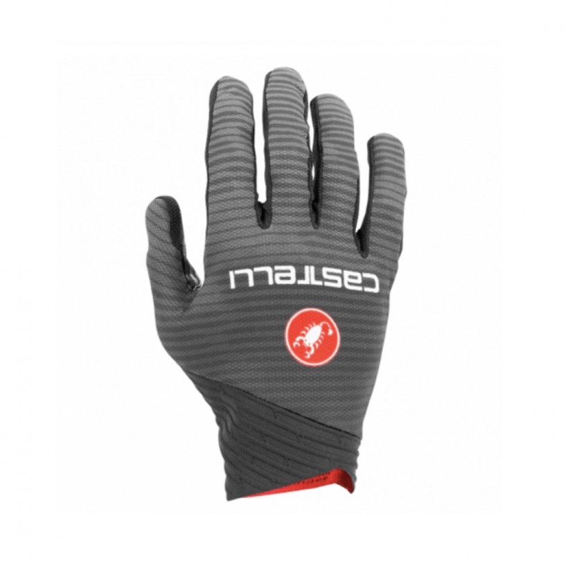 Guantes Castelli CW 6.1 Cross Gris Rojo