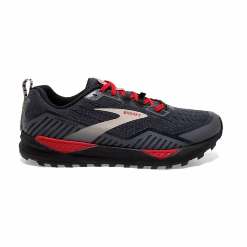 Brooks Cascadia 15 Chaussures Noir Rouge Gris