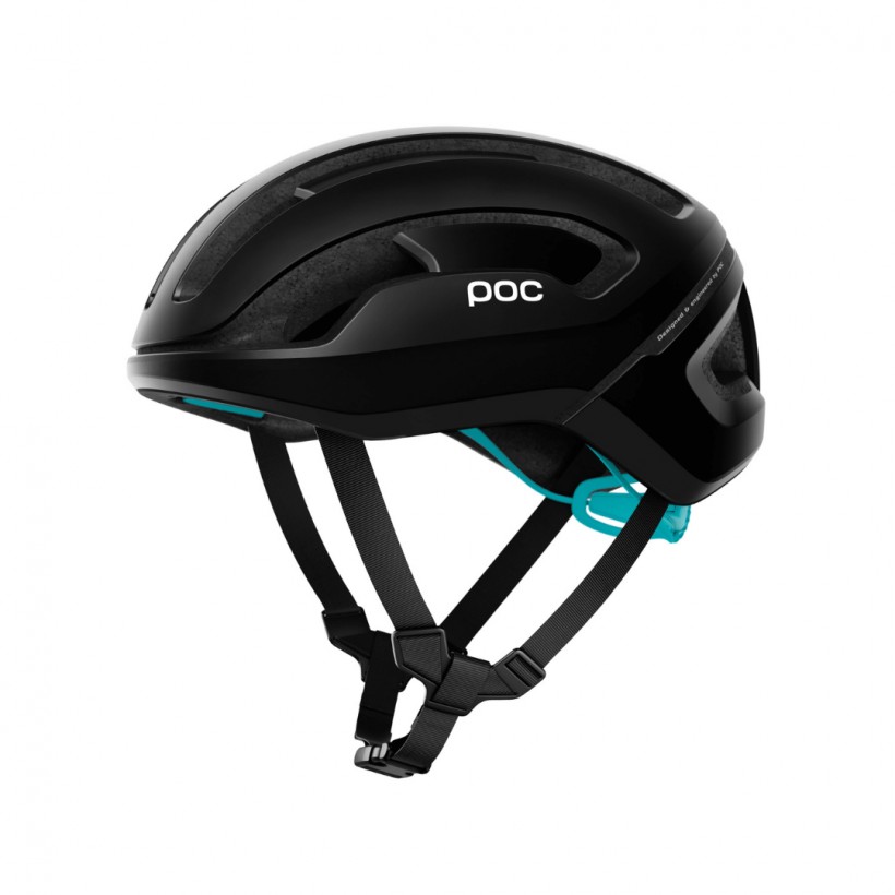 POC Omne Air Spin Helmet Black Uranium Electric Blue