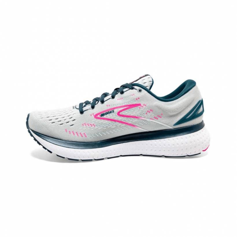 Brooks Glycerin 19 Shoes Gray Blue Pink Woman SS21