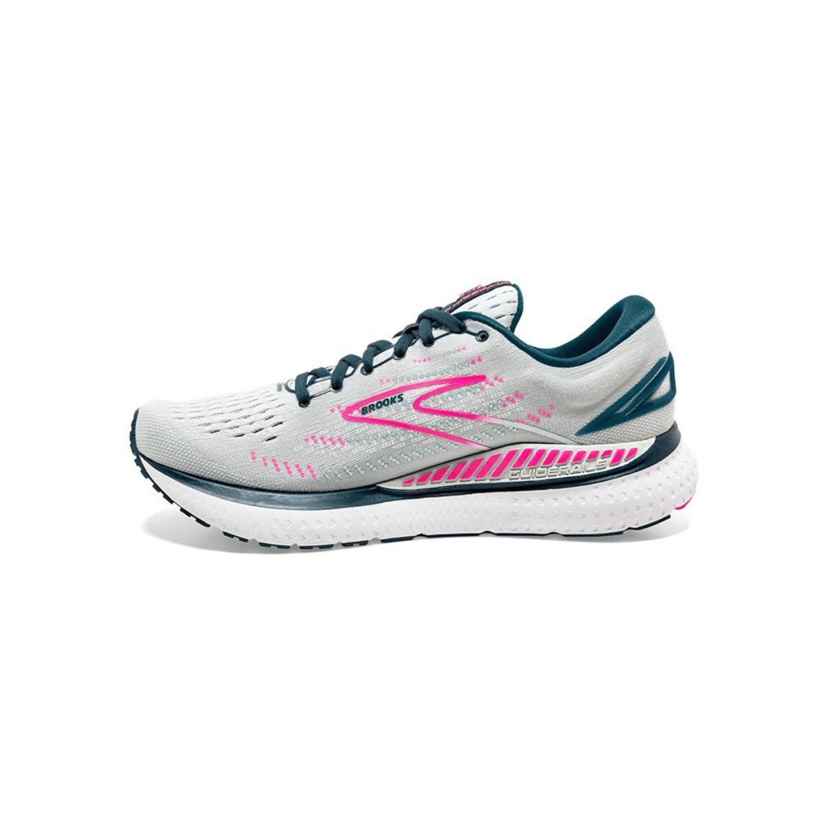 Brooks Glycerin GTS 19 Shoes Gray Blue Pink SS21 Woman