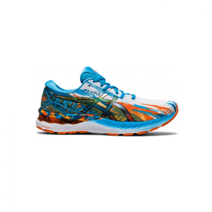 Asics Gel Nimbus 23 Running Shoes Blue Orange SS21