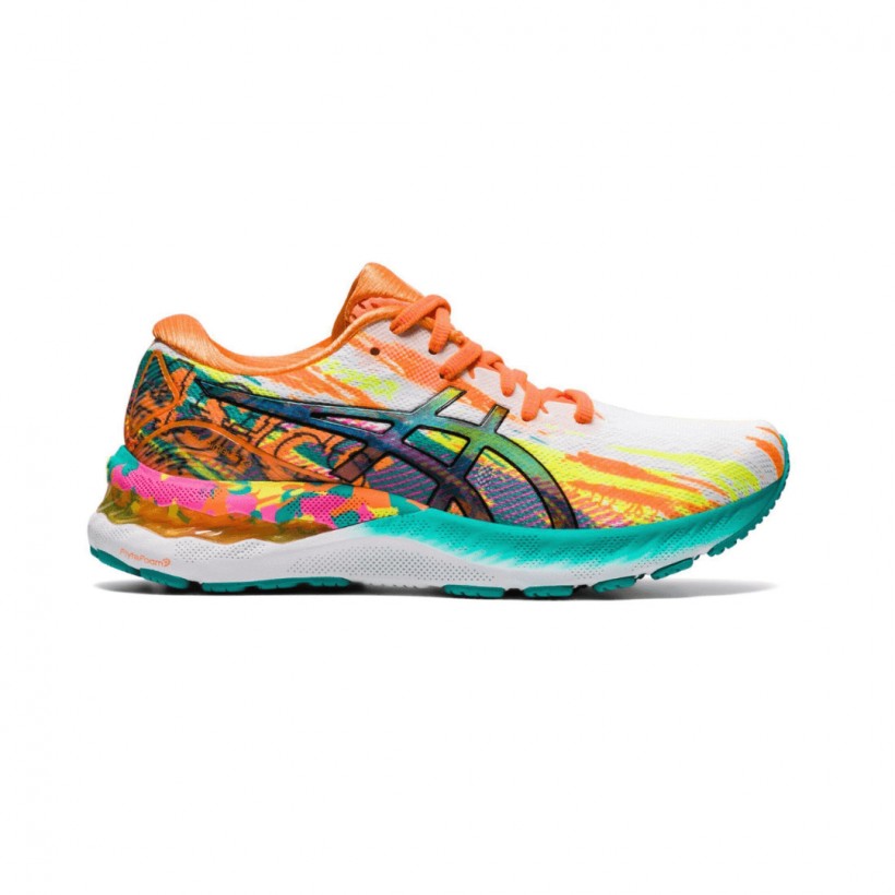 asics laufschuhe damen orange