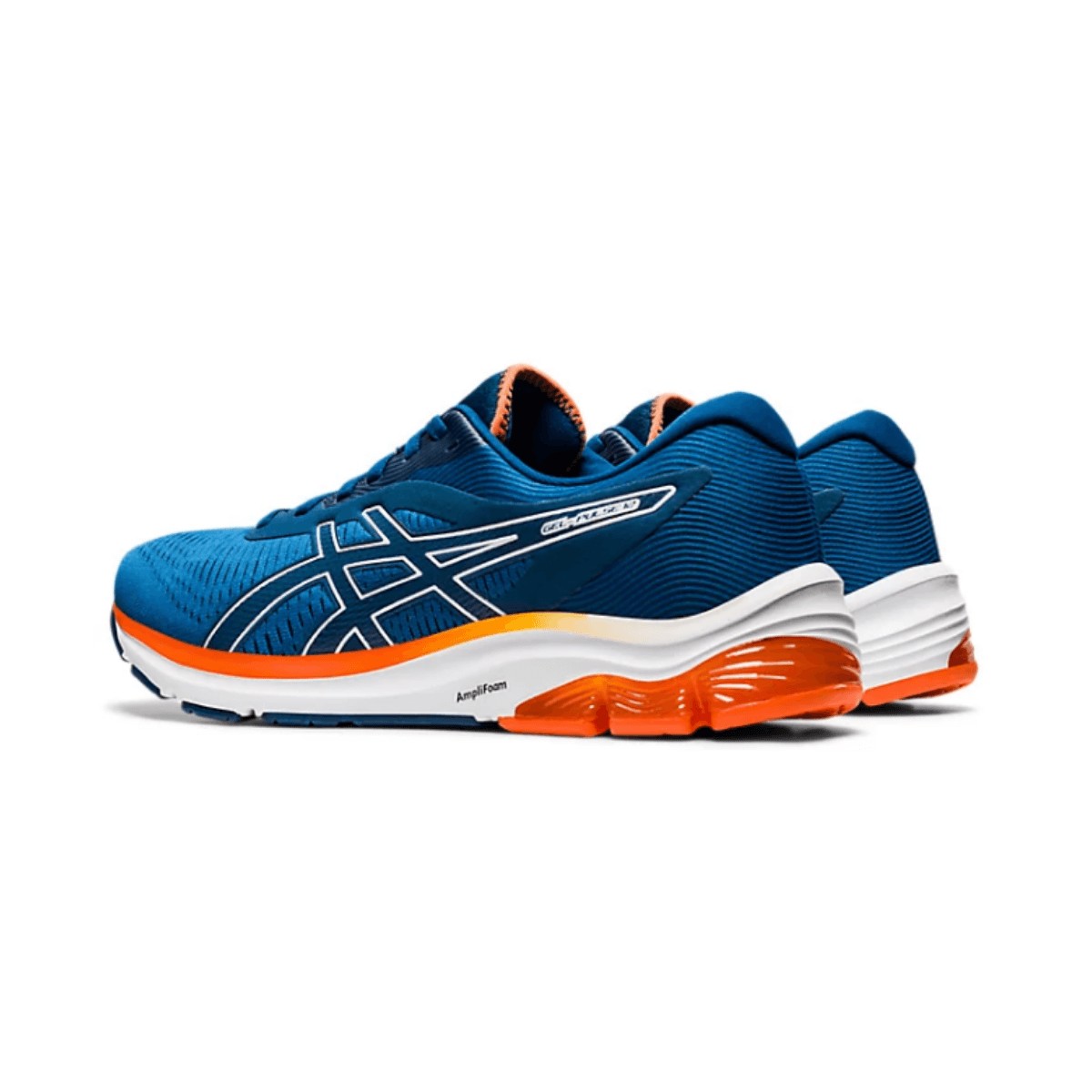 Nis asics gel outlet pulse 6 azul/laranja