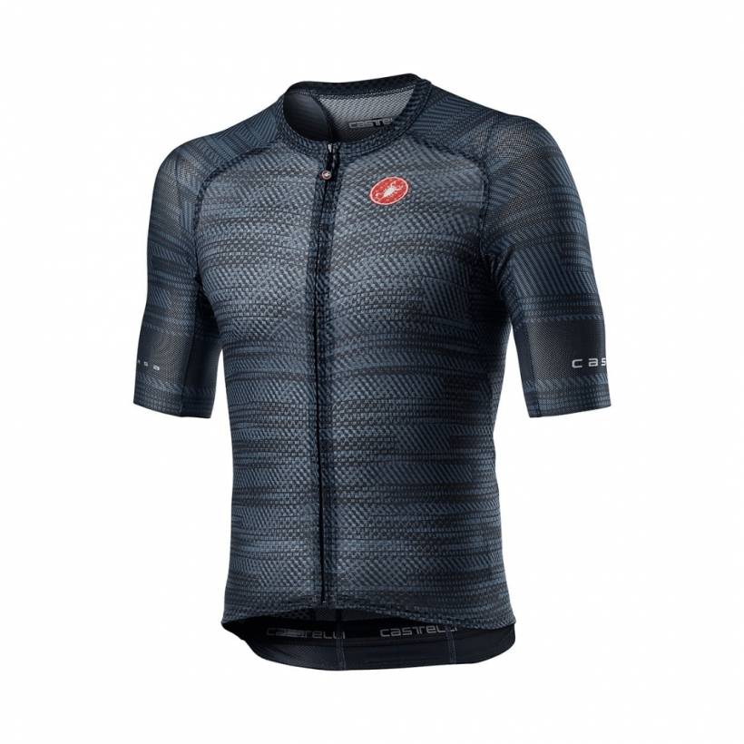 Maillot Castelli Climbers 3.0 Manches Courtes Bleu Gris