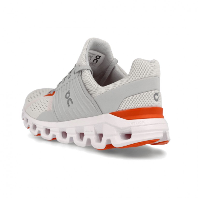 On Cloudswift Trainers White Orange