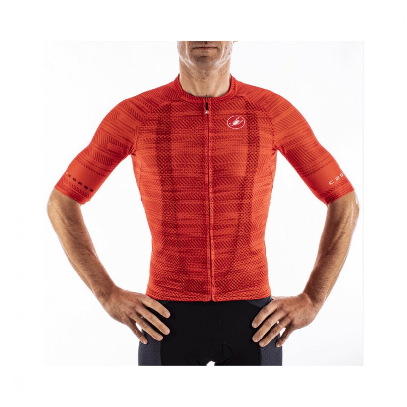 Castelli Climbers 3 0 Sl Kurzarm Rotes Trikot