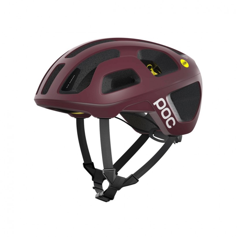 Capacete de propileno POC Octal MIPS vermelho fosco