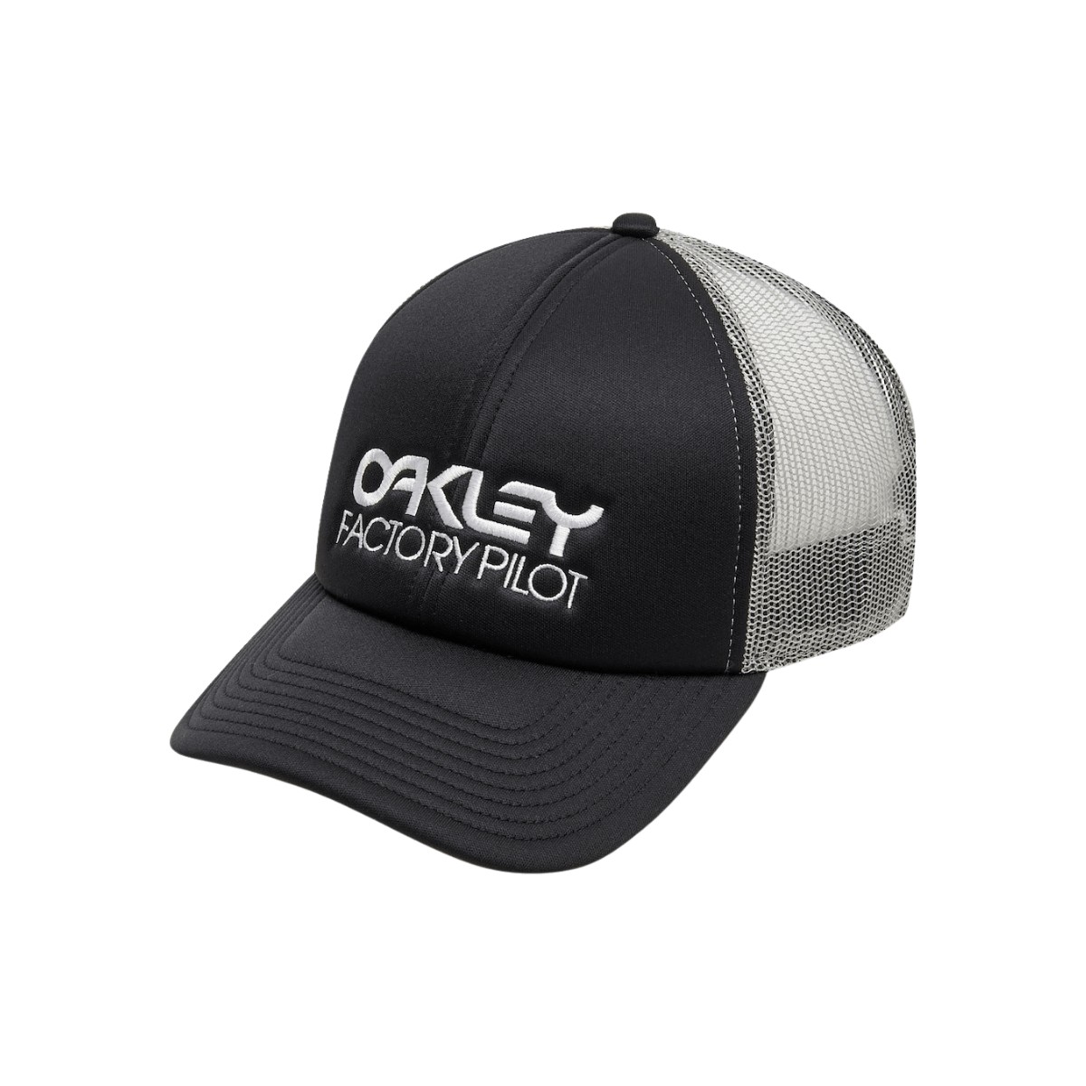 Photos - Bike Accessories Oakley Factory Pilot Trucker Hat Black Cap FOS900510-02E 