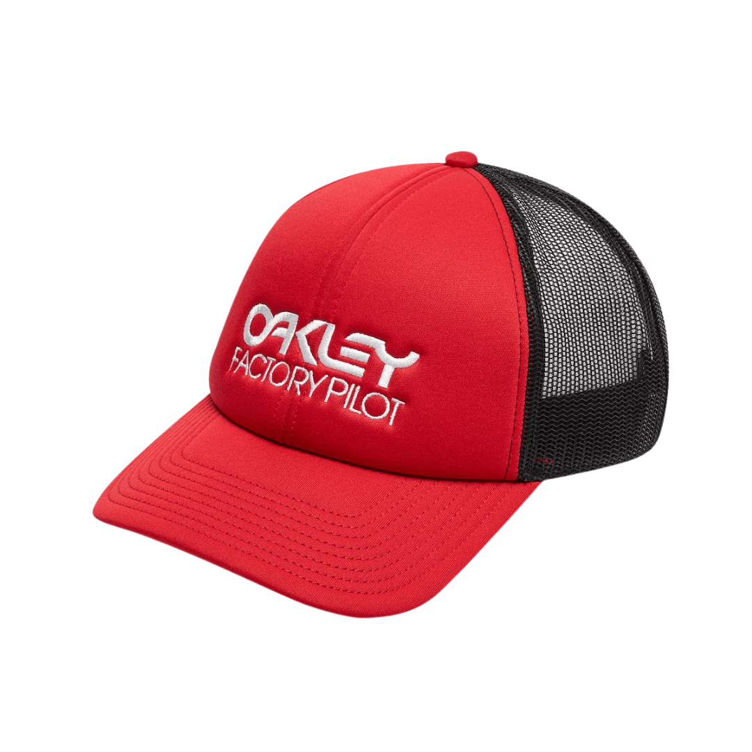 Gorra Oakley Factory Pilot Trucker Hat Rojo