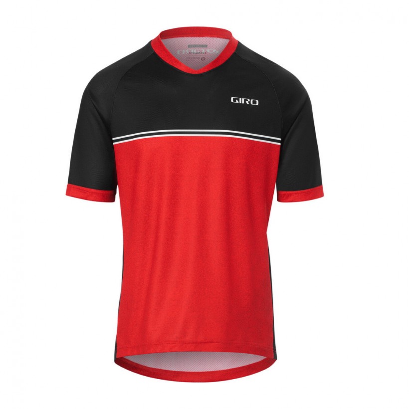 Maillot Giro Roust Manches Longues Rouge