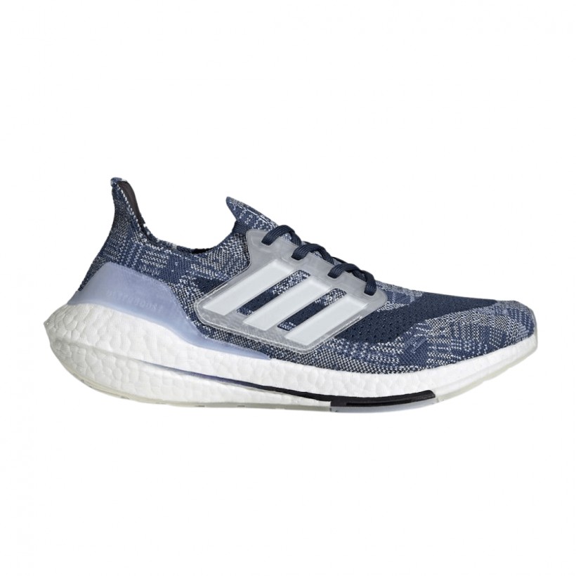 Adidas Ultra Boost 21 Blue Sashiko SS21 Running Shoes