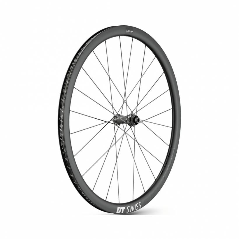 Ruota anteriore DT Swiss PRC 1400 Spline DB 35 12/100 mm