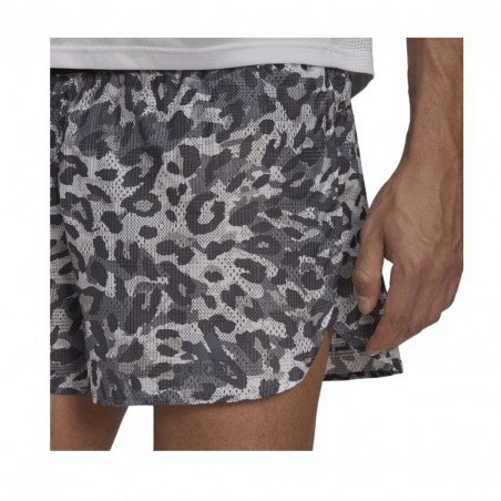 Adidas Adizero Split Shorts Black Gray White