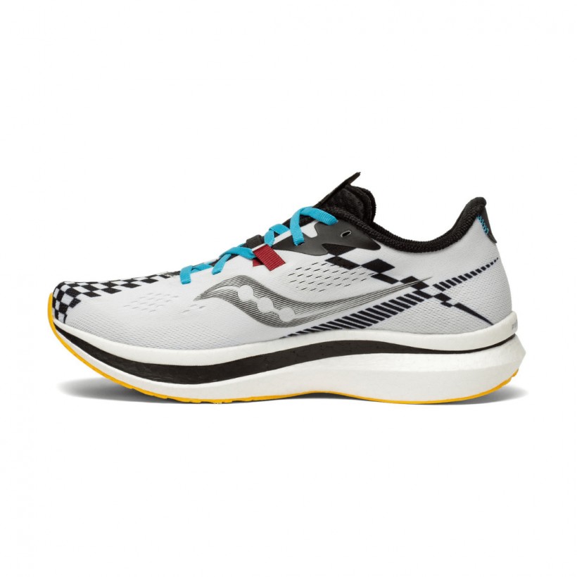 Saucony Endorphin Pro 2 Running Shoes Black White AW21