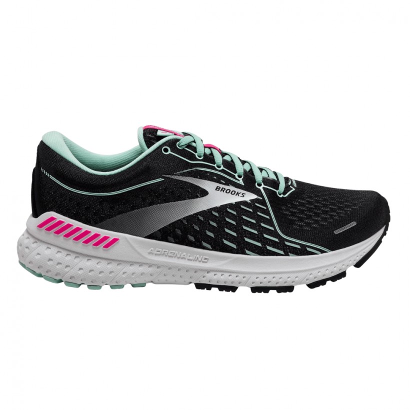 Brooks Adrenaline GTS 21 Black Pink Blue AW21 Women's Running Shoes