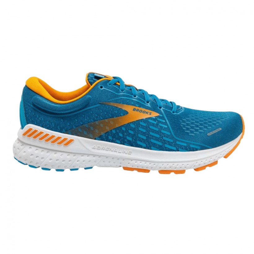 Brooks Adrenaline GTS 21 Shoes Blue Orange White