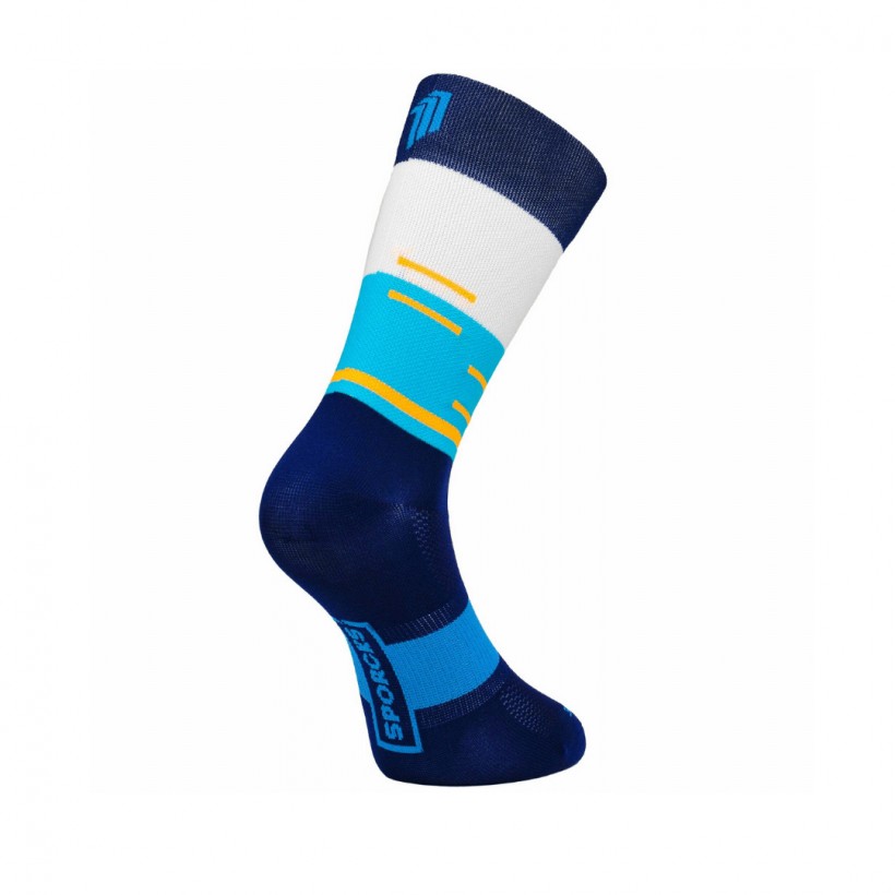 Chaussettes de cyclisme bleues Sporcks Grutenhutten