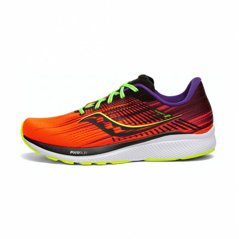 Guia Saucony 14 Tênis de corrida Orange Red AW21