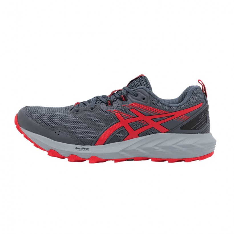 Asics grise hotsell et rouge