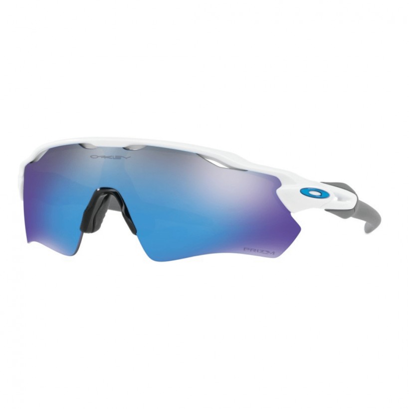 Oakley Radar EV Path Weiße Laufbrille Prizm Sapphire Iridium