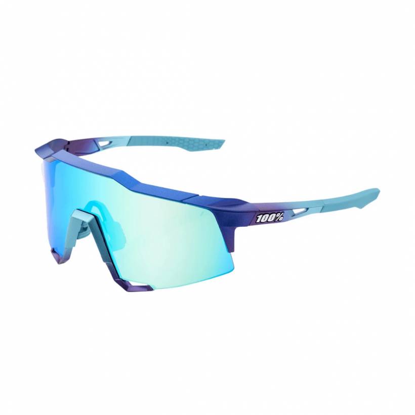 Lunettes 100% Speedcraft Matte Metallic Into the Fade Topaz Blue
