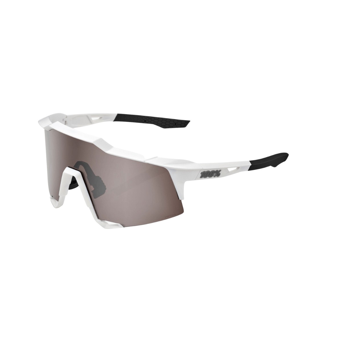 Goggles 100% Speedcraft Matte White HiPER Silver Gläser
