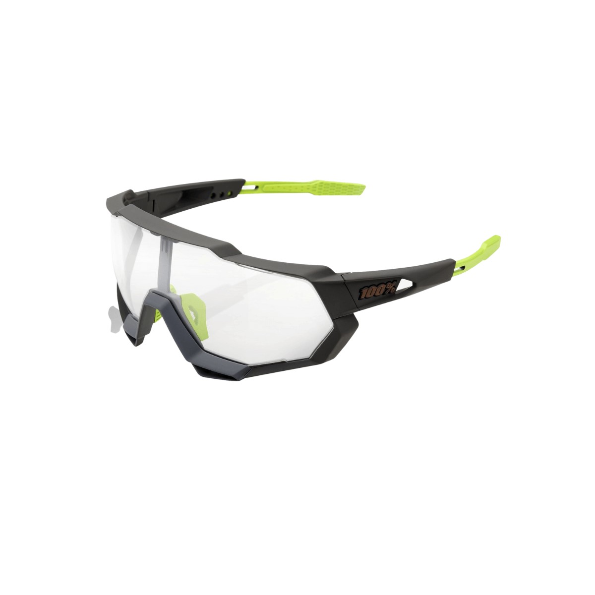 Brille 100% Speedtrap Soft Tact Cool Grey - Photochrome Linse