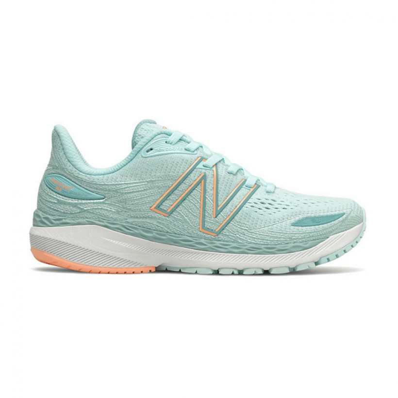 New balance feminiño azul com verde best sale