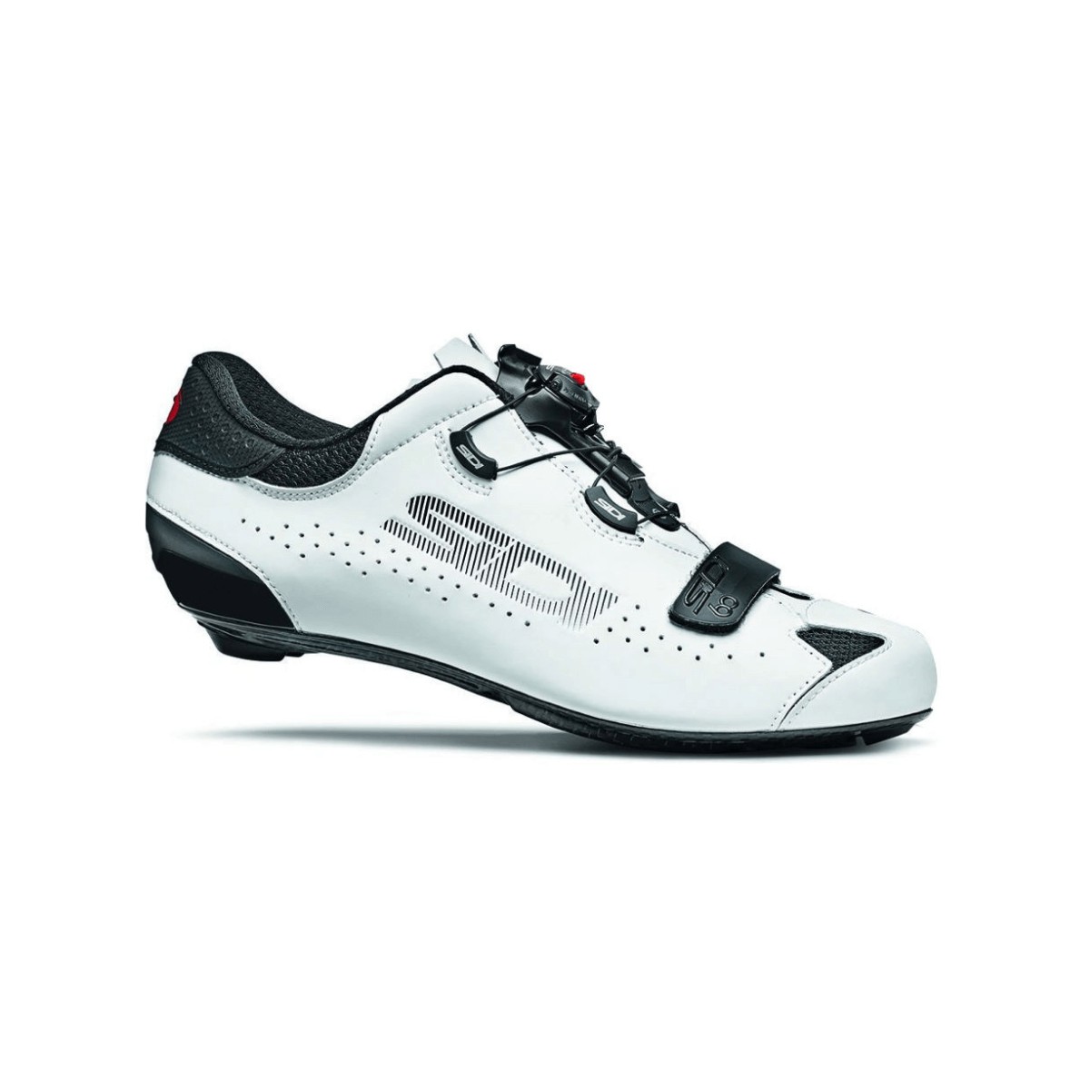 Sidi Sixty Schuhe Schwarz Weiß, Größe 47 - EUR