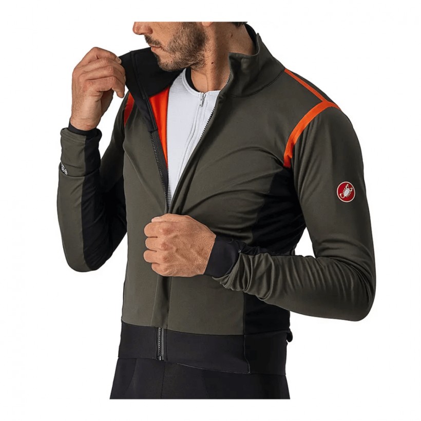 Castelli Alpha Ros 2 Jacket Army Green