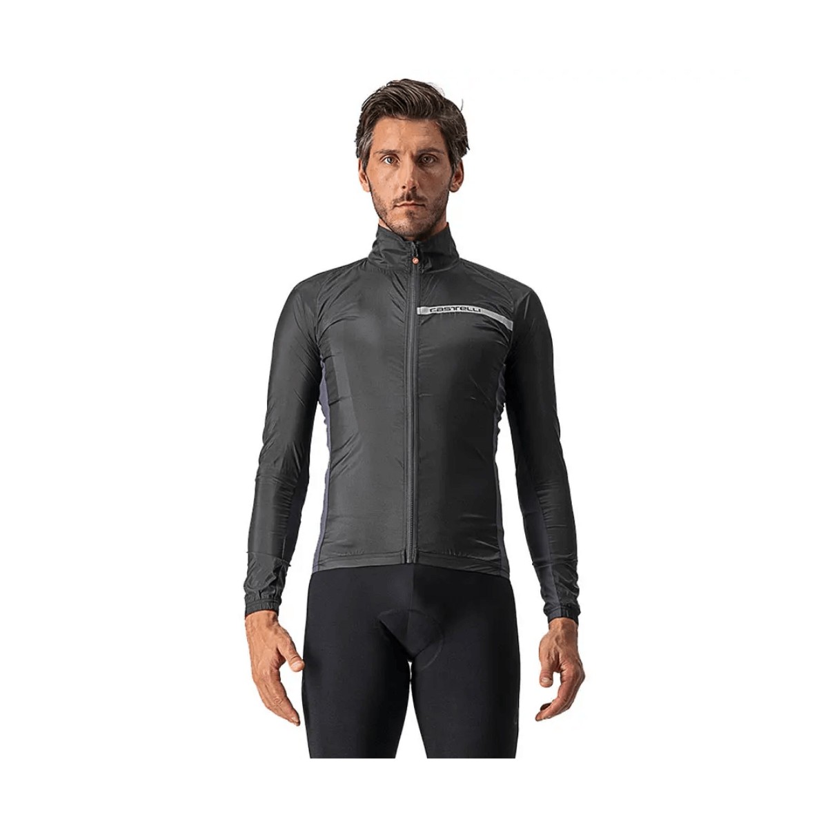 Castelli Squadra Stretch Jacke Schwarz, Größe L