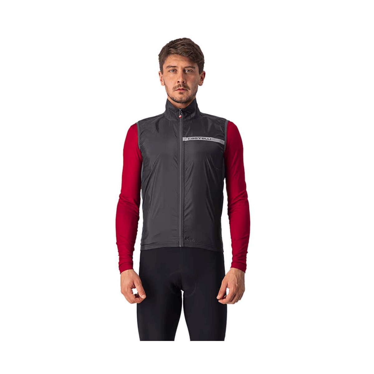 Castelli Squadra Stretch Weste Schwarz, Größe XS