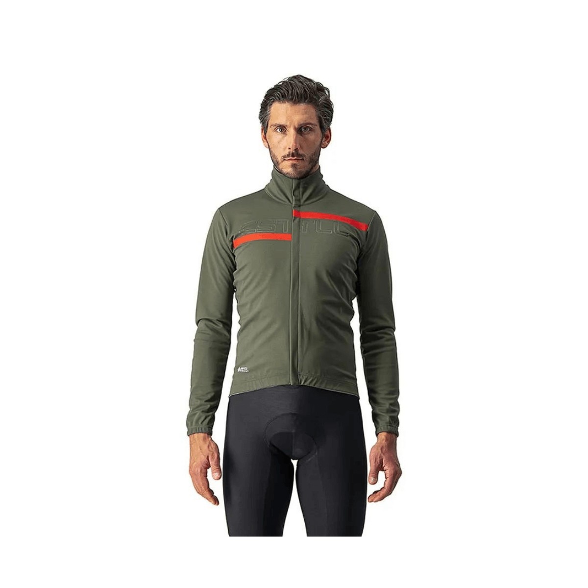 Castelli Transition 2 Militärgrüne Jacke, Größe XL