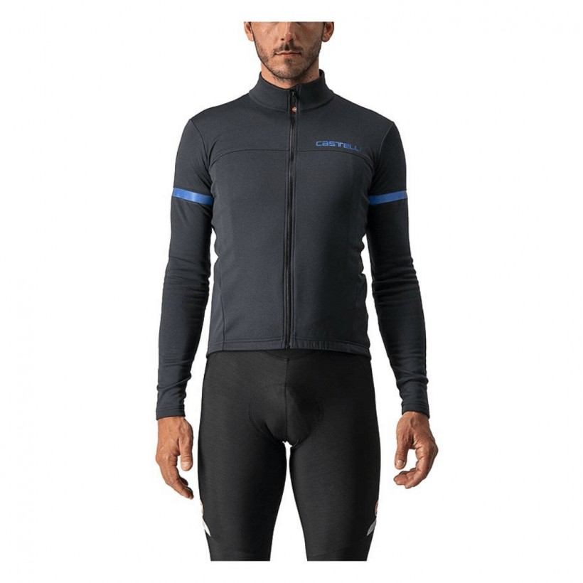 Maglia manica lunga Castelli Fondo 2 FZ Nera