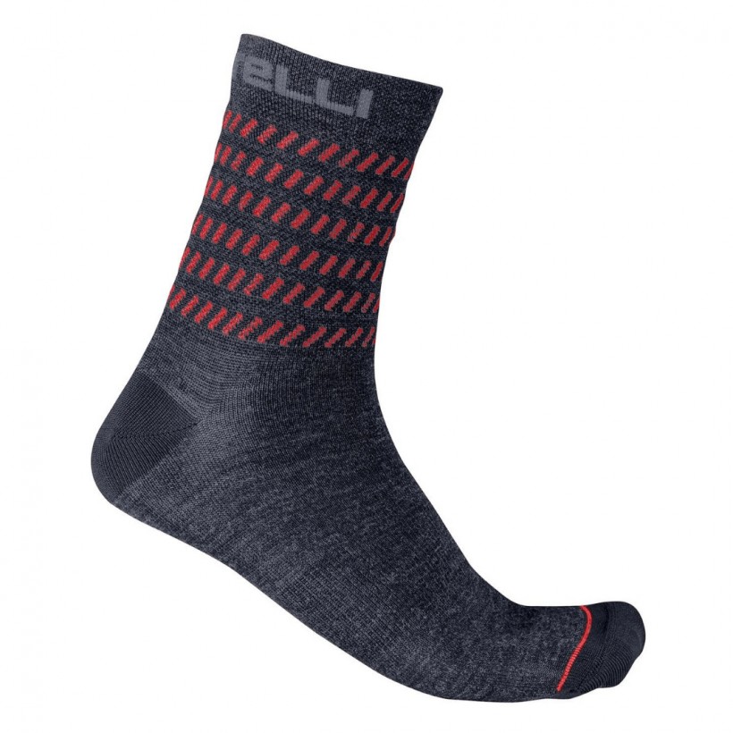 Chaussettes Castelli Go 15 Bleu